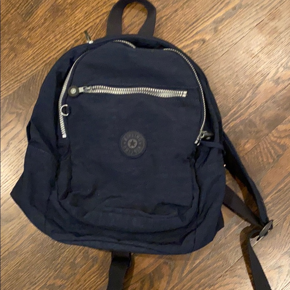 Navy Seoul Small Kipling Backpack